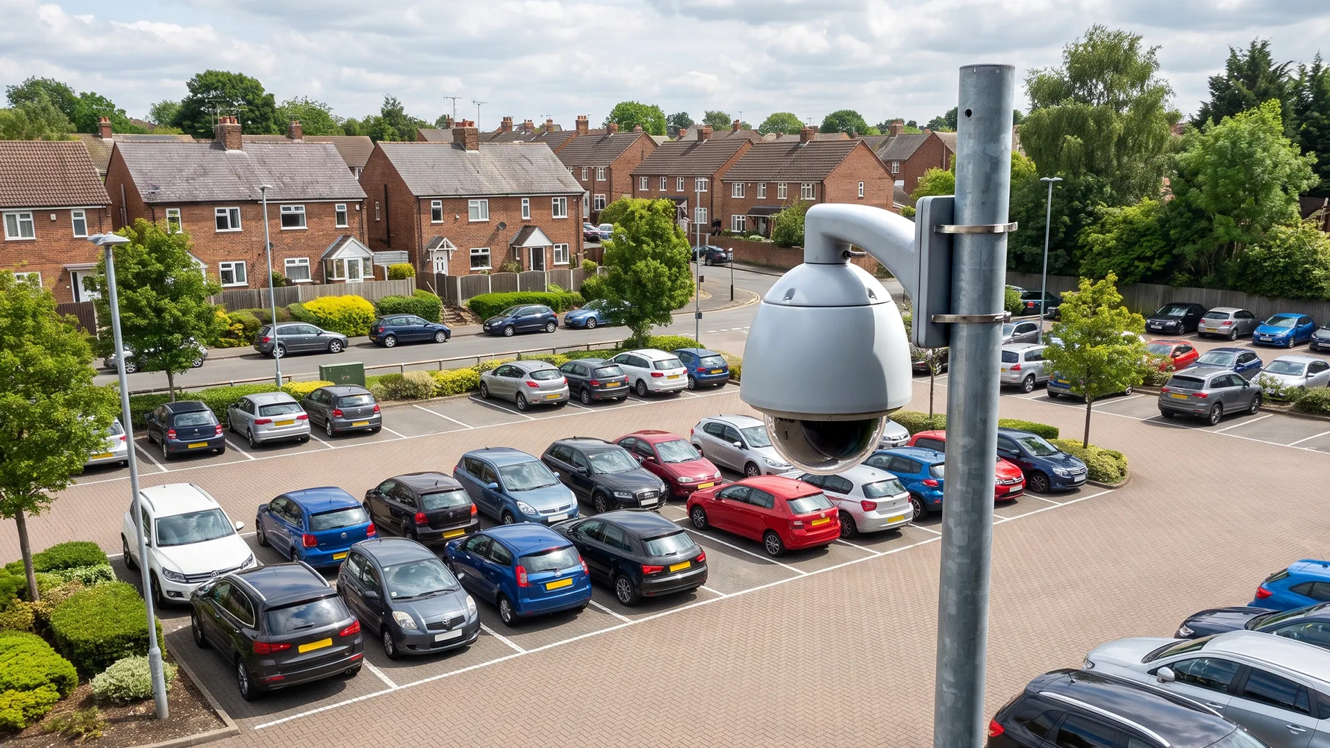 CCTV monitoring of reserved parking bays